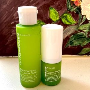 OLEHENRIKSEN balancing oil control toner & counter balance oil control hydrator